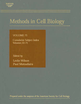 Methods in Cell Biology Vol. 73 | Zookal Textbooks | Zookal Textbooks
