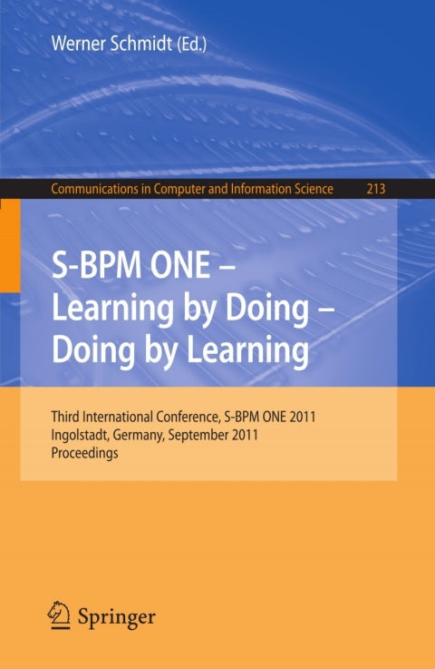 S-BPM ONE - Learning by Doing - Doing by Learning | Zookal Textbooks | Zookal Textbooks
