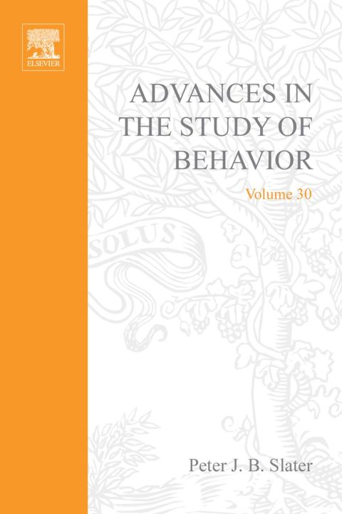 Advances in the Study of Behavior | Zookal Textbooks | Zookal Textbooks