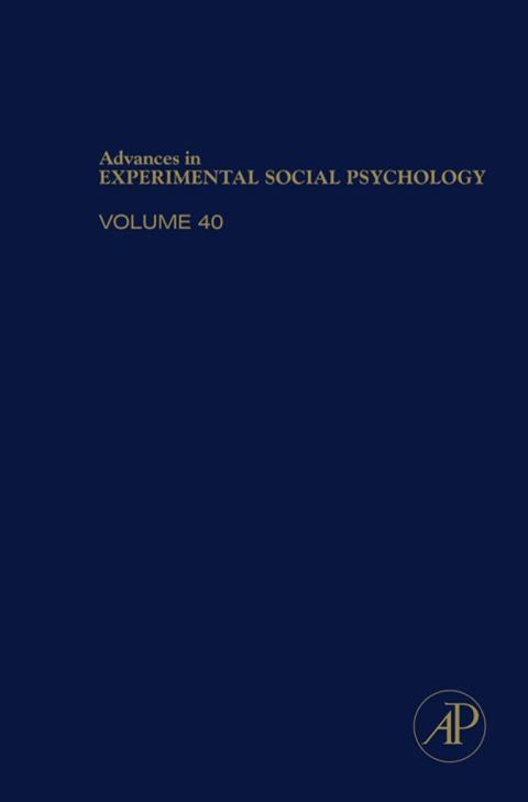 Advances in Experimental Social Psychology | Zookal Textbooks | Zookal Textbooks