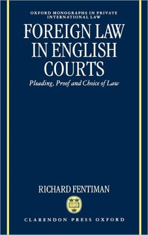 Foreign Law in English Courts | Zookal Textbooks | Zookal Textbooks
