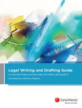Legal Writing and Drafting Guide: A Custom Publication for Victoria University | Zookal Textbooks | Zookal Textbooks