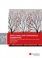 Torts Cases and Commentary Supplement: Defamation and Wrongful Interference with Goods, 2nd edition | Zookal Textbooks | Zookal Textbooks