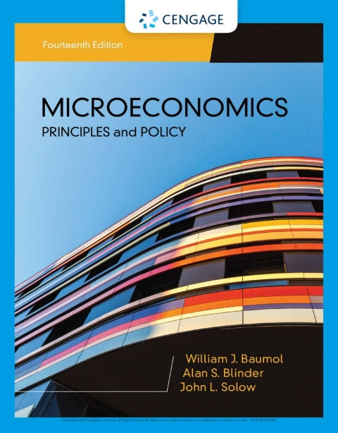 Microeconomics: Principles and Policy | Zookal Textbooks | Zookal Textbooks