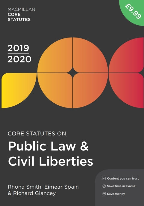 Core Statutes on Public Law & Civil Liberties 2019-20 | Zookal Textbooks | Zookal Textbooks