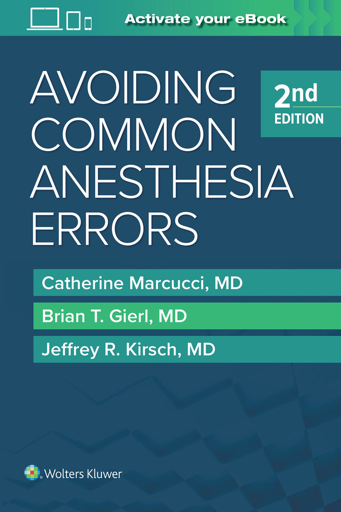 Avoiding Common Anesthesia Errors | Zookal Textbooks | Zookal Textbooks