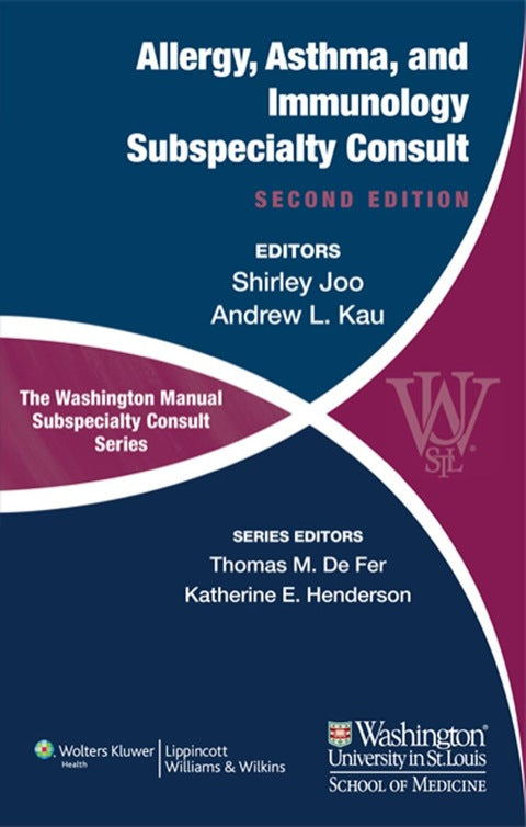 The Washington Manual of Allergy, Asthma, and Immunology Subspecialty Consult | Zookal Textbooks | Zookal Textbooks