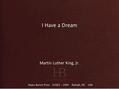 I Have a Dream | Zookal Textbooks | Zookal Textbooks