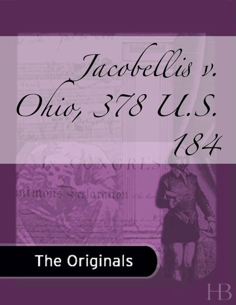 Jacobellis v. Ohio, 378 U.S. 184 | Zookal Textbooks | Zookal Textbooks